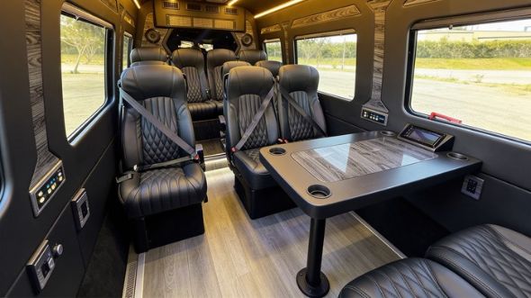 durham 12 passenger sprinter van interior