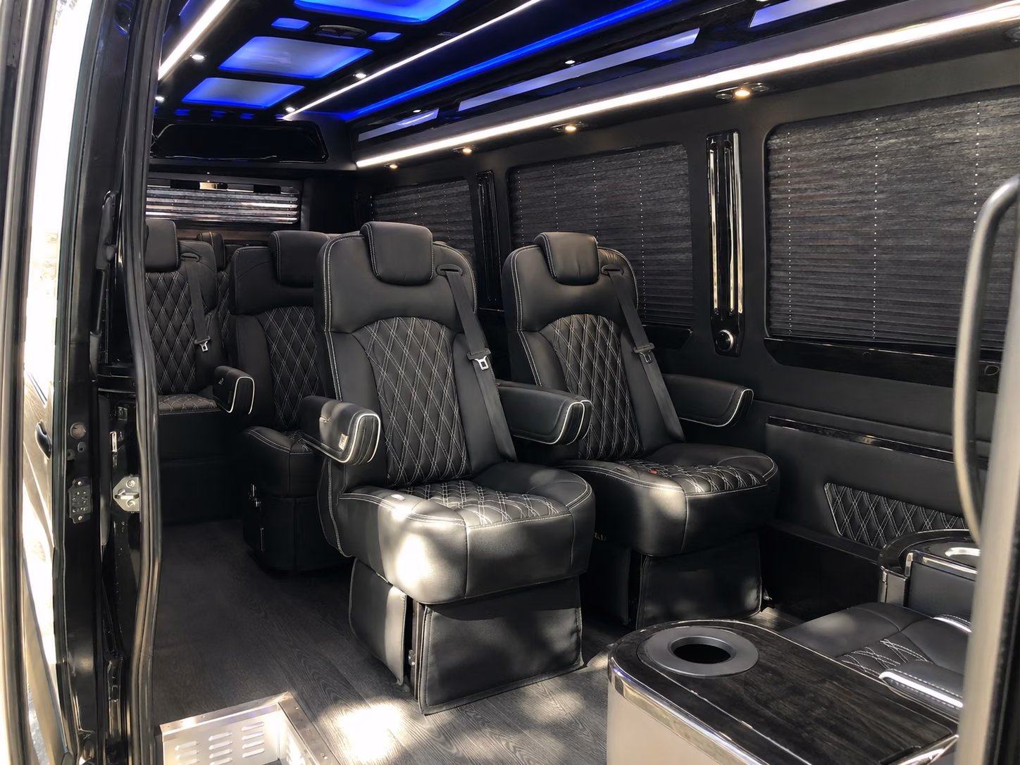10 passenger sprinter van inside