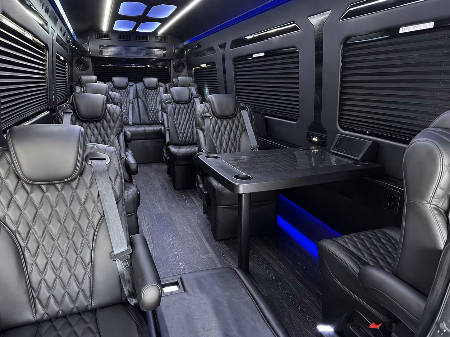 durham 10 passenger sprinter van interior