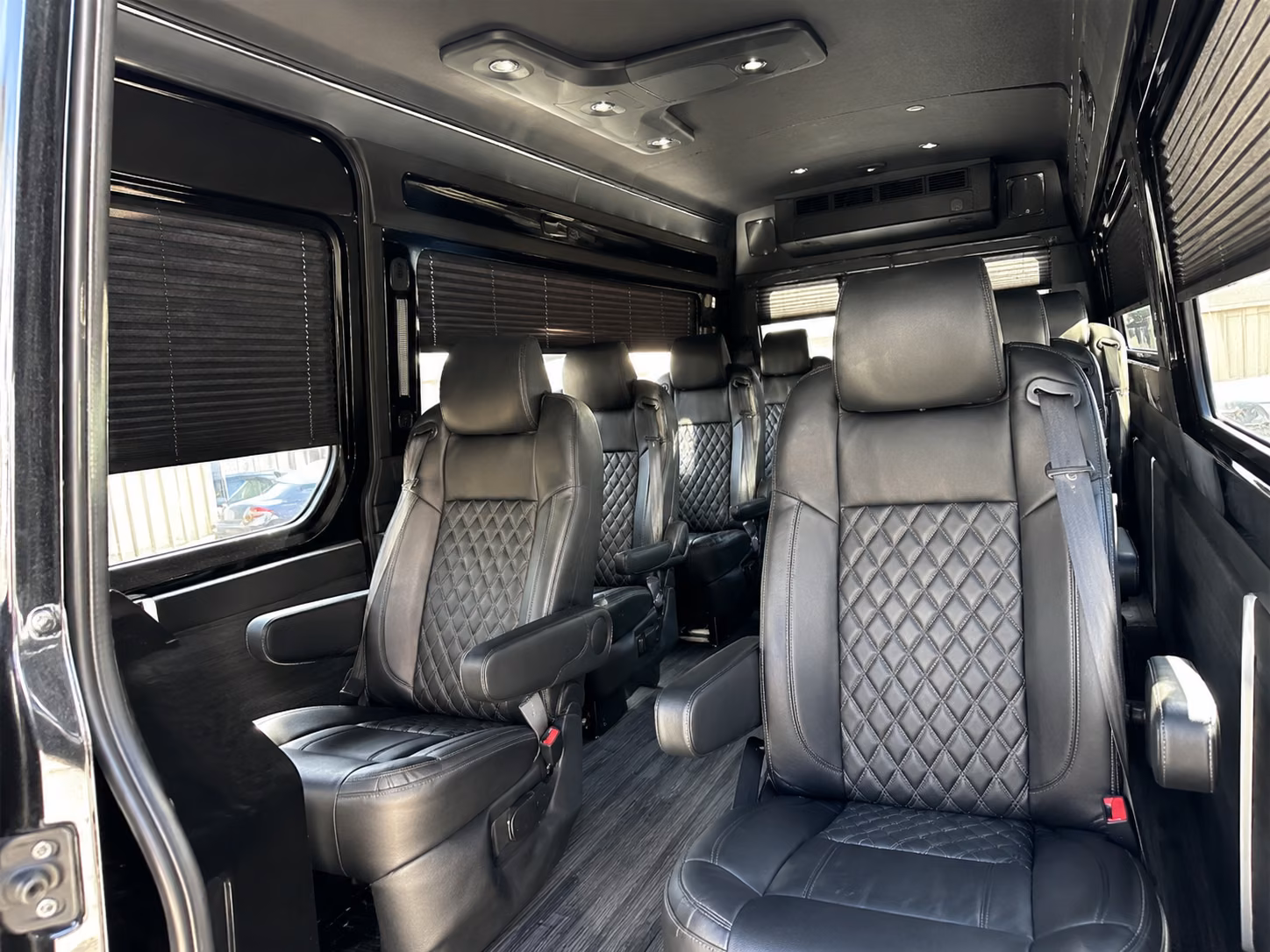 durham 15 passenger sprinter van inside