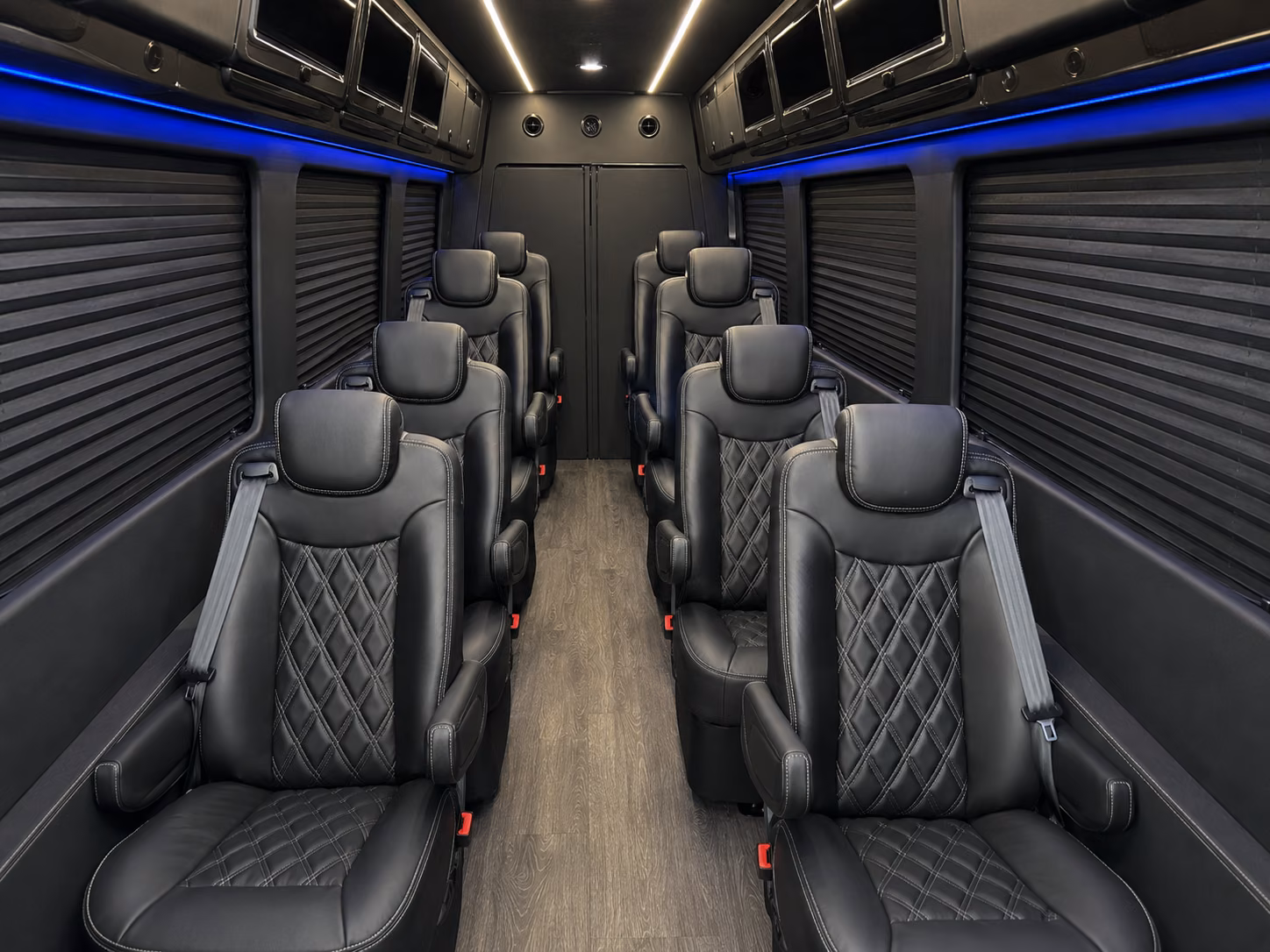 durham 18 passenger sprinter van interior